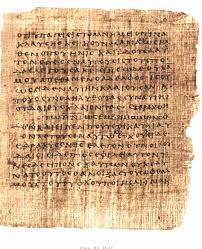 Greek manuscript from Nag Hammadi